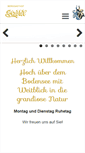 Mobile Screenshot of der-berggasthof.com